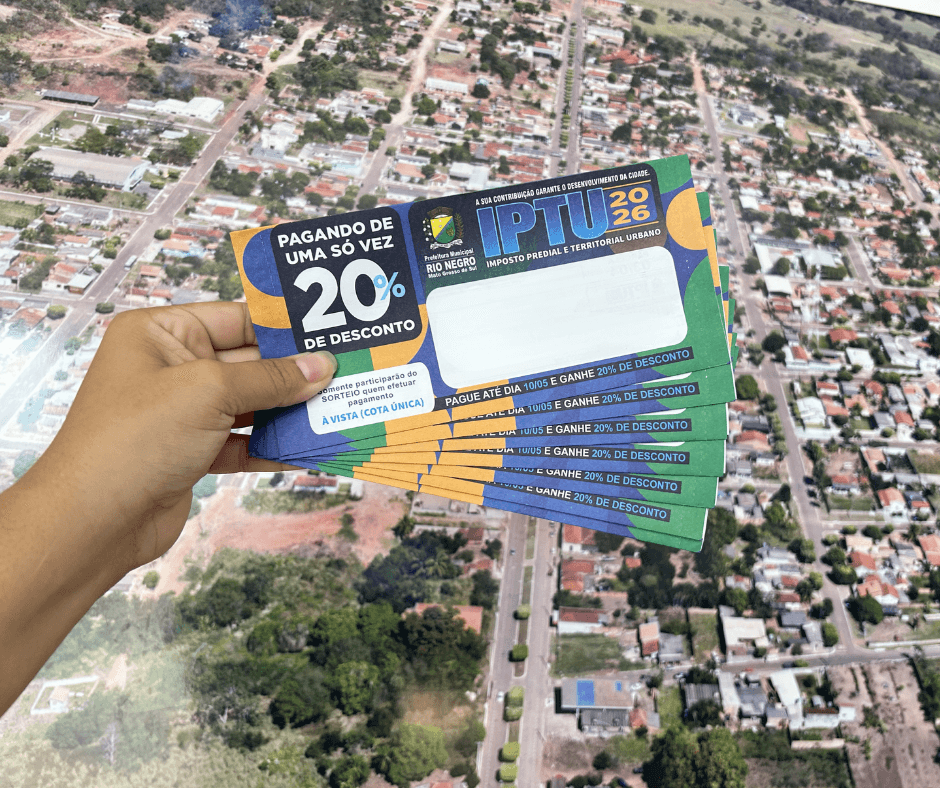 Prefeitura de Rio Negro inicia entrega de carnês nas residências